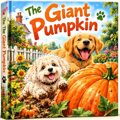 Pre-publication cover concept for The Giant Pumpkin